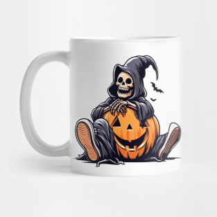 Grim Reaper Halloween Mug